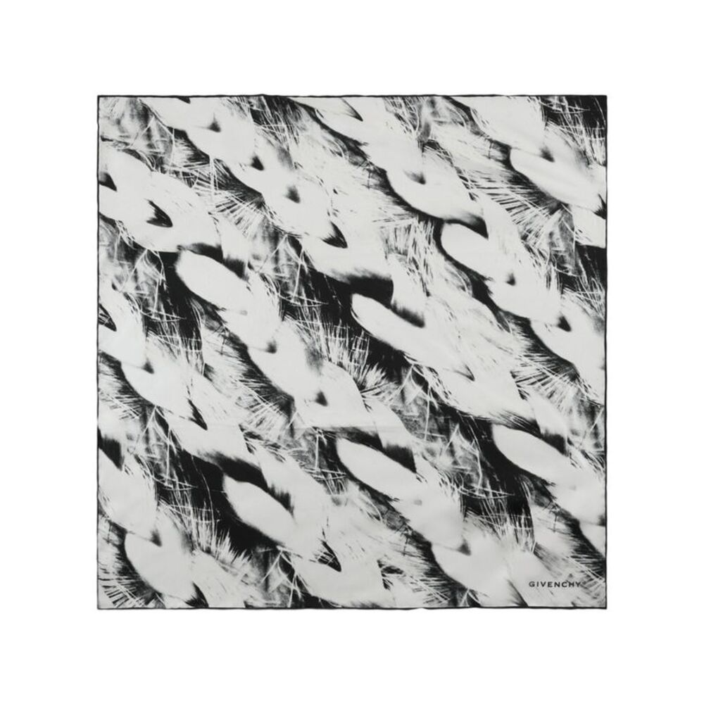 Givenchy Braid Print Silk Scarf Mens